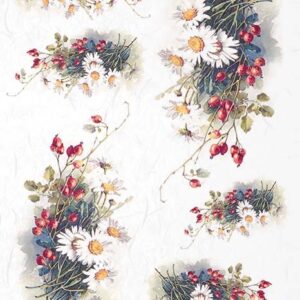 Rýžový papír A4 - Květiny a rostliny - R1101