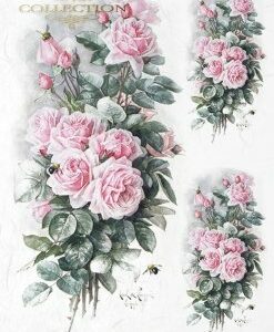 Rýžový papír A4 - Květiny a rostliny - R1209