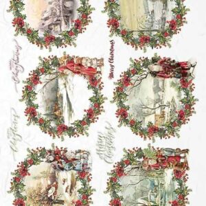 Rýžový papír A4  - Vánoce (R1472)