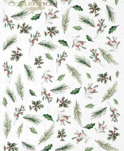 Rýžový papír A4  - Vánoce a zima  - R1477