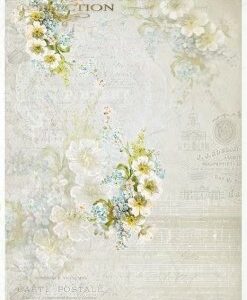 Rýžový papír A4  - květiny a rostliny (R2062)