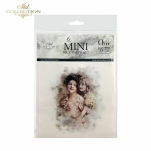 Rýžový papír 15x15 cm Cadence - Postavy 6 ks mini set