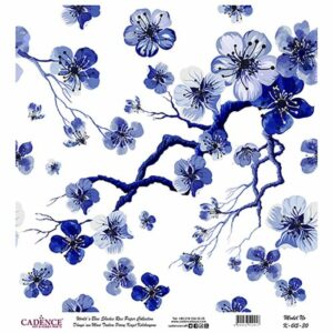 Rýžový papír Květiny a rostliny Cadence - Modrá jabloň
