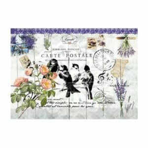 ryzovy papir a3 postovni dopis s ptacky 72