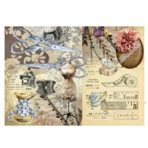 Rýžový papír A3 - 645 - Švadlenka - Cadence