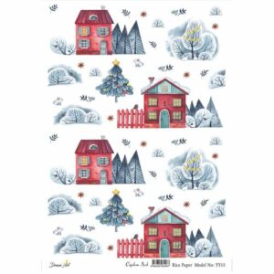 ryzovy papir a3 zimni mestecko 72
