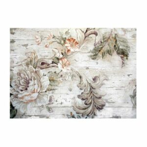 Rýžový papír A4 - 551 - Ornamenty s květy - Cadence