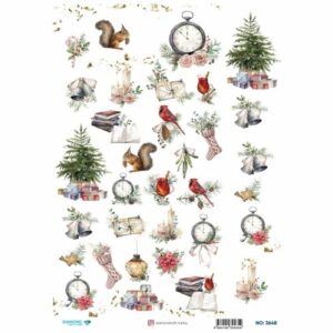 ryzovy papir a4 vanocni ozdoby 36