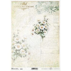 ryzovy papir a4 R2060 list s margaretkami