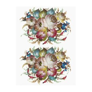 ryzovy papir a4 folklorni kvety R471