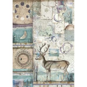 stamperia cosmos deer