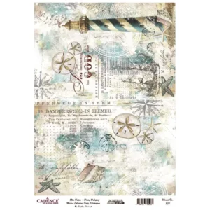 Rýžový papír A4  - 835  Cadence  Vintage maják