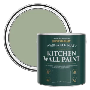 Omyvatelná matná barva na kuchyně Rust-Oleum Kitchen Cupboard Paint, 750 ml, Bramwell, zelenošedá