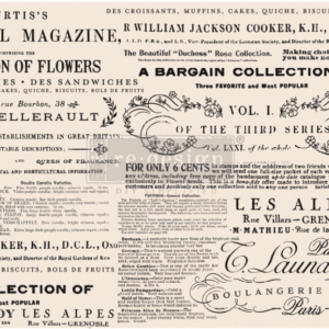 Decoupage paper - ReDesign with Prima Floral Text