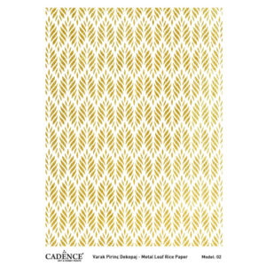 cadence metal leaf rice paper 02