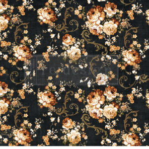 Decoupage paper A1- ReDesign with Prima - Dark Floral