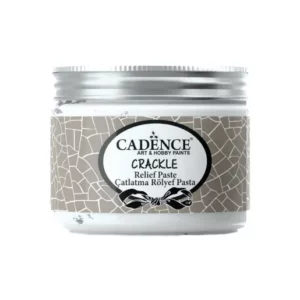 Krakelovací pasta Cadence Crackle Relief Paste, 150 ml - bílá