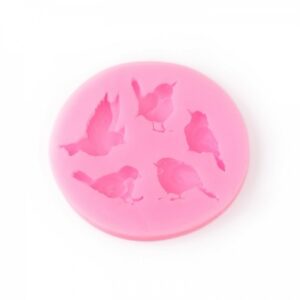 SILIKONOVÁ FORMA, Ptáčci - 55 x 16 mm