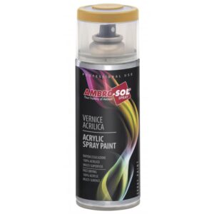 Víceúčelová armádní matná akrylová maskovací barva ve spreji AMBRO-SOL  Šedá khaki Multipurpose Acrylic Paint 400 ml