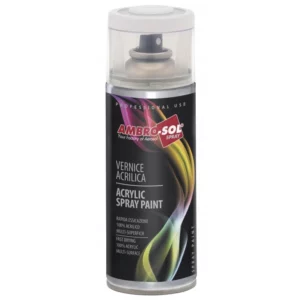 Víceúčelový transparentní akrylový lak ve spreji AMBRO-SOL Multipurpose Acrylic Paint 400 ml - lesk