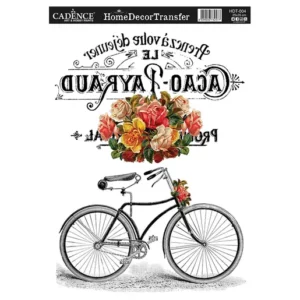 Transferový obrázek Cadence Home Deco - Květinové kolo