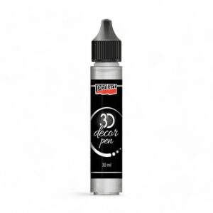 dekoracne 3d pero 30 ml striborna